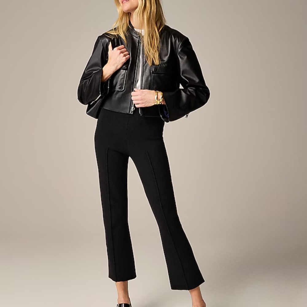 J. Crew Black Cropped Pants